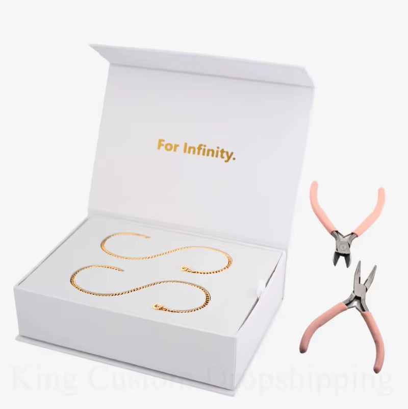2025 New Permanent Eternal Bracelet Couple Jewelry Do It Yourself Fashion Bracelet Kit Valentine'S Gift for Lover.